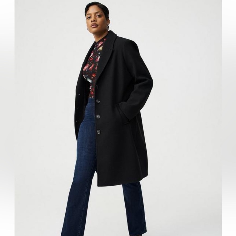 NWT Torrid Faux Melton Trench Coat